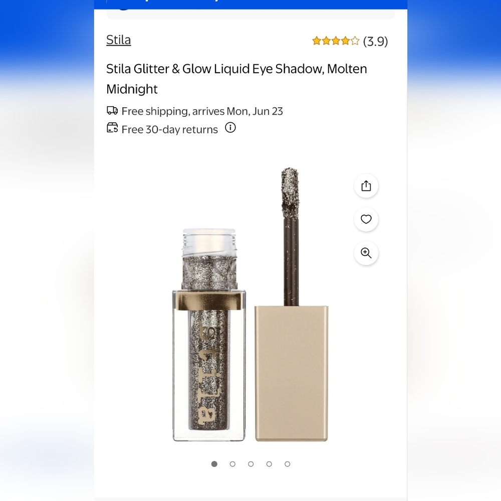 Stila Molten Midnight Sparkle Liquid Eyeshadow